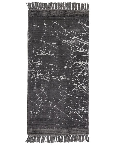 Dywan z wiskozy 160 x 230 cm ciemnoszary HANLI