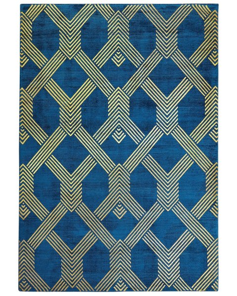 Dywan z wiskozy 160 x 230 cm czarny VEKSE