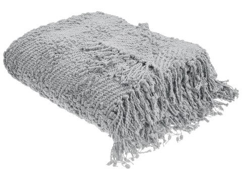 Koc VELLA 200 x 220 cm Złamana biel