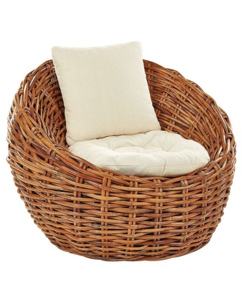 Krzesło ogrodowe LERICI Rattan Czarny
