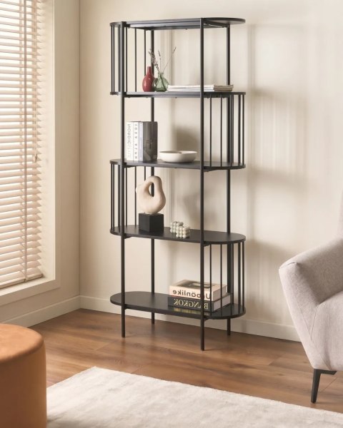 Lampa podłogowa metalowa złota MOCAL