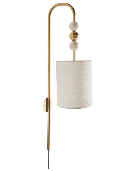Lampa ścienna LED PONUGA Metal Złoty