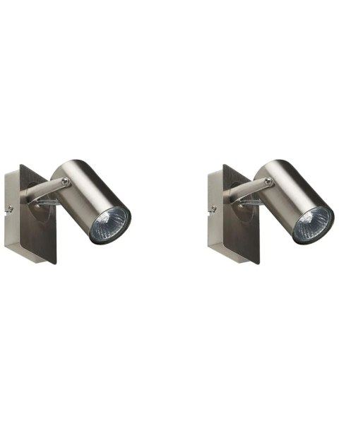 Lampa spot 4-punktowa metalowa biała KLIP