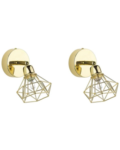 Lampa spot 4-punktowa metalowa czarna ERMA