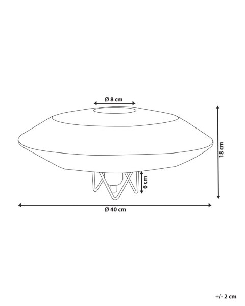 Lampa stołowa ze słomy naturalna MENTIRI
