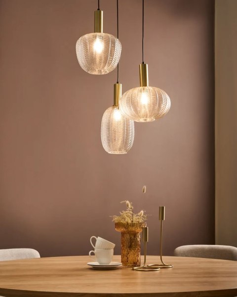 Lampa ścienna papierowa ⌀ 40 cm naturalna YAAPI