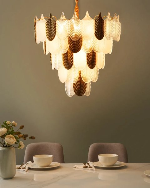 Lampa wisząca HUGLI Metal Mosiężny
