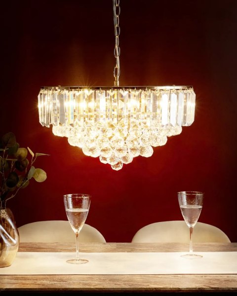 Lampa wisząca LED WANLI Metal Złoty