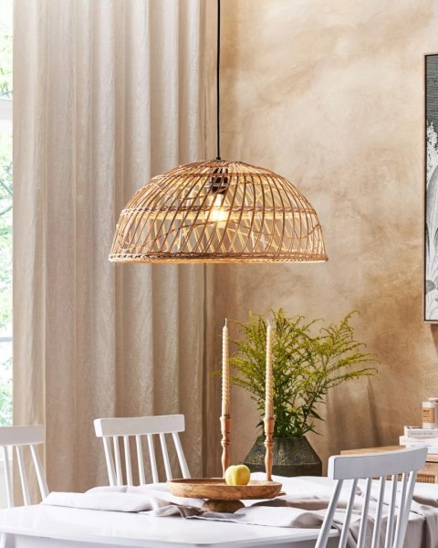 Lampa wisząca jasne drewno NIARI