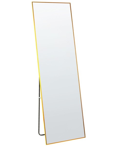 Lustro stojące 50 x 156 cm srebrne BEAUVAIS