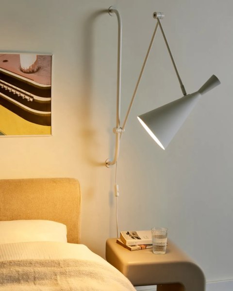 Lustro ścienne 74 cm Jasne drewno IGUALA