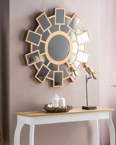 Lustro ścienne 80 cm Złoty COUST