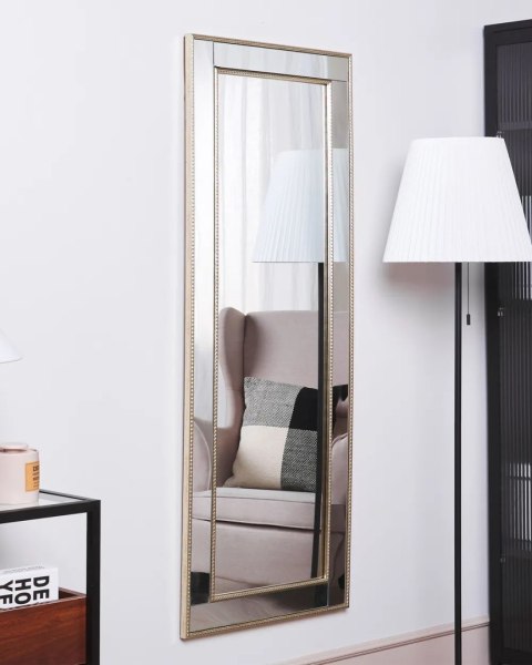 Lustro ścienne BELLAC 51 cm 141 cm Srebrny