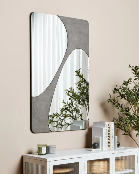 Lustro ścienne BELLAC 51 cm 141 cm Srebrny