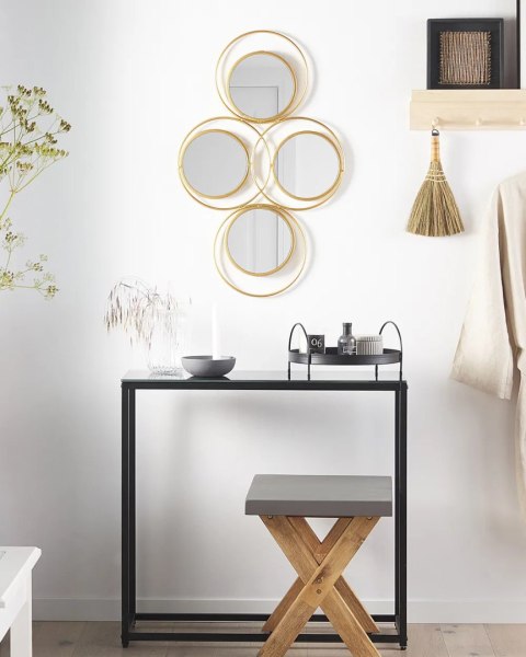 Lustro ścienne CHAILLON 60 cm 80 cm Niebieski