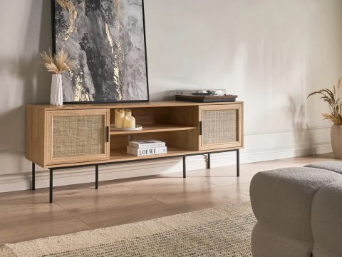 Lustro ścienne CHATAIN 50 cm 130 cm Srebrny