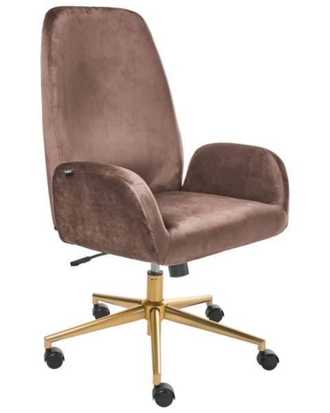 Lustro ścienne GORGES 55 cm 96 cm Metal Złoty