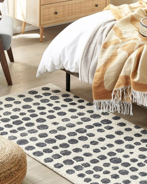 Lustro ścienne LANGON 60 cm 60 cm Drewno sosnowe Ciemnobrązowy