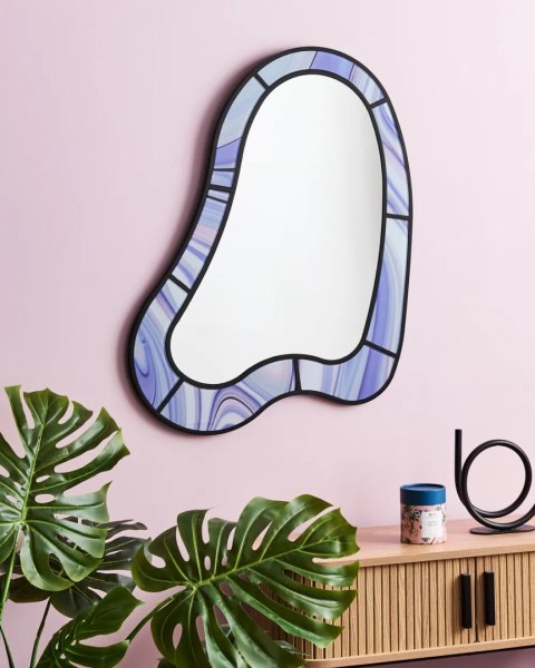 Lustro ścienne SANTEC 59 cm 77 cm Złoty