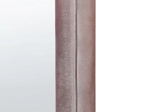 Lustro ścienne welurowe 60 x 160 cm różowe CULAN