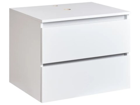 Lustro ścienne z półką PELOTAS 45 cm 45 cm Marmur/ czarny