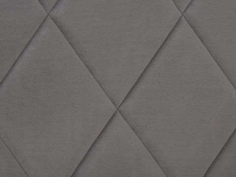Łóżko z pojemnikiem Welur ROCHEFORT 140 x 200 cm Szary