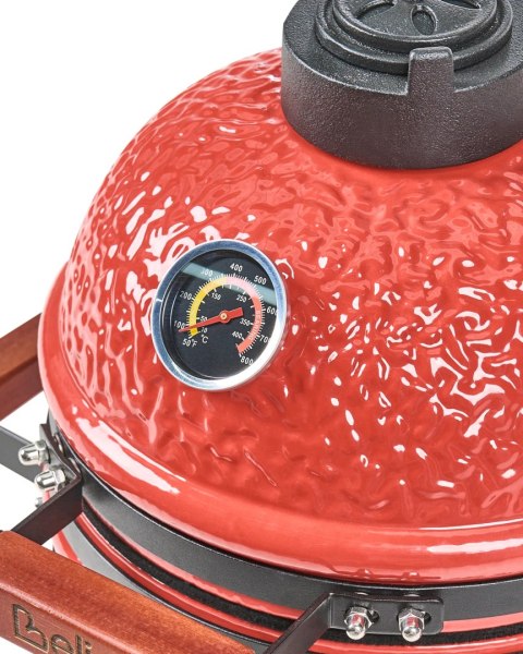 Mini grill węglowy KAMADO Ceramika Czerwony
