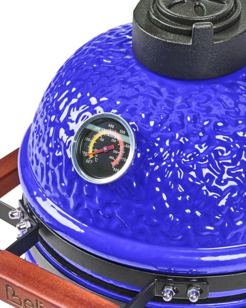 Mini grill węglowy KAMADO Ceramika Niebieski