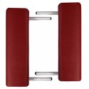  Czerwony składany stół do masażu 3 strefy z aluminiową ramą Lumarko!