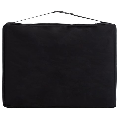  Składany stół do masażu, 2 strefy, aluminiowy, fioletowy Lumarko!