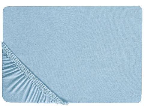 Prześcieradło z gumką HOFUF Bawełna 160x200 cm Czarny