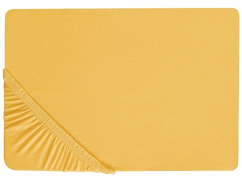 Prześcieradło z gumką JANBU Bawełna 90x200 cm Zielony