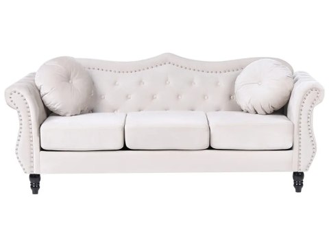 Puf ze schowkiem ⌀ 37 cm niebieski ELGIN