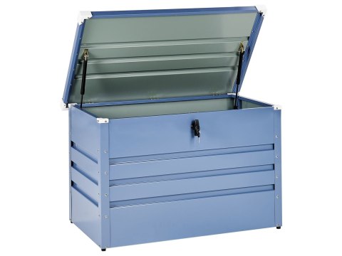 Skrzynia ogrodowa CEBROSA Metal 100 cm 62 cm Szary
