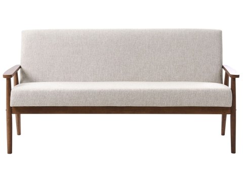 Sofa dla 2 osób ESRUM Ciemny brąz/ szary