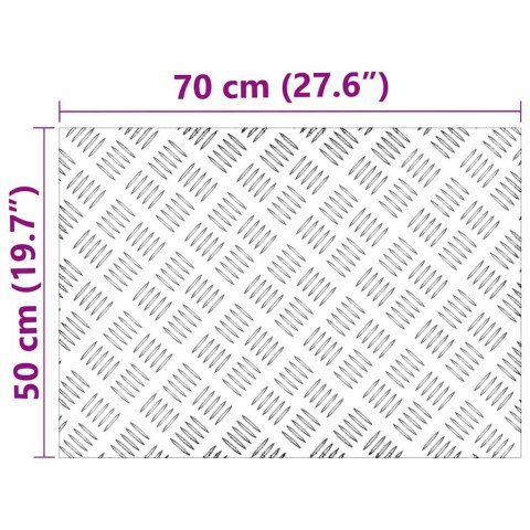 4 szt. Płyty aluminiowe z fakturą Antypoślizgowe 70x50 cm Lumarko!