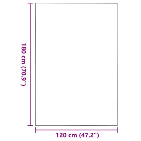 Czerwona prostokątna wycieraczka 120x180 cm Lumarko!