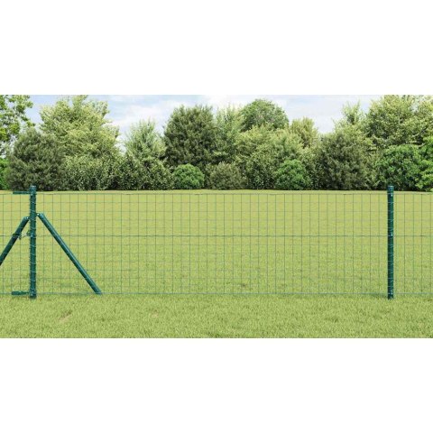 Słupki ogrodzeniowe 7 pcs Zielony Ø32mm 160 cm Lumarko!