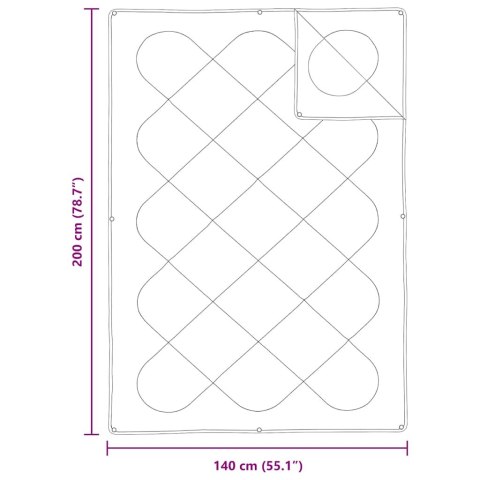 Koce i Kołdry Biały 140 x 200 cm Mikrofibra Lumarko!