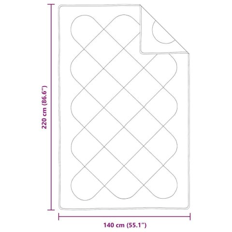 Koce i Kołdry Biały 140 x 220 cm Mikrofibra Lumarko!