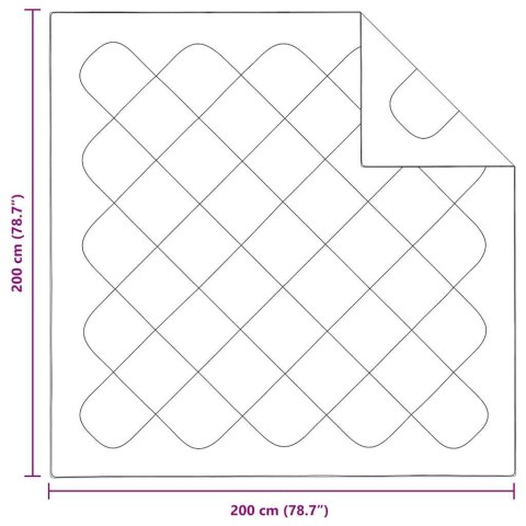 Koce i Kołdry Biały 200 x 200 cm Mikrofibra Lumarko!