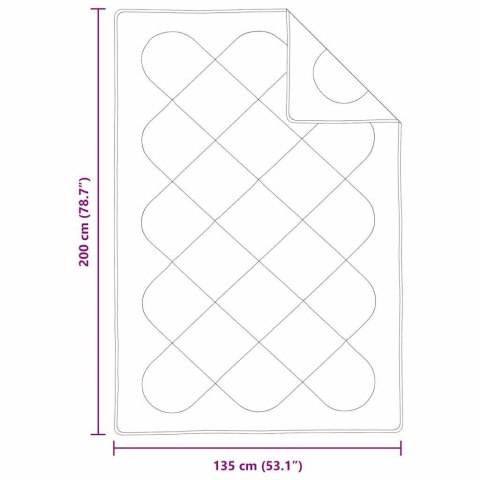 Koce i kołdry Biały 135 x 200 cm Mikrofibra Lumarko!