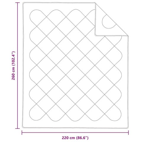 Koce i kołdry Biały 260 x 220 cm Mikrofibra Lumarko!
