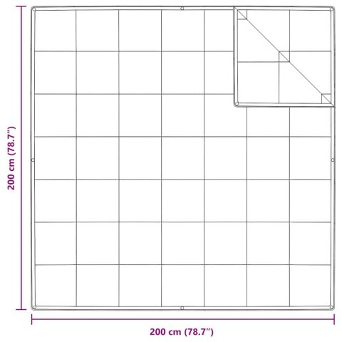 Kołdry i Kocyki Biały 200 x 200 cm Puch Lumarko!
