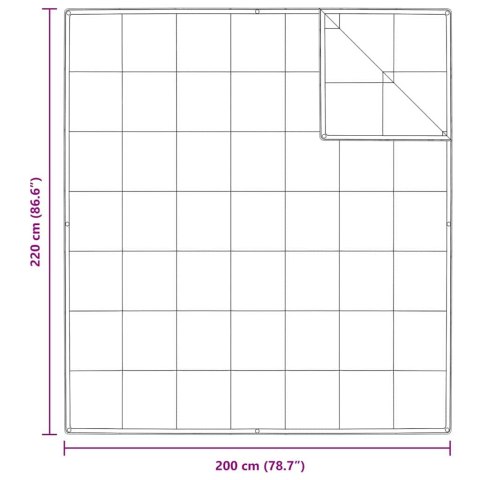 Kołdry i Kocyki Biały 200 x 220 cm Puch Lumarko!