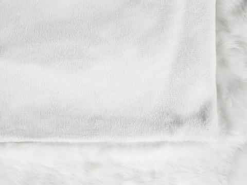 Koc TOURZA 180 x 220 cm Biały