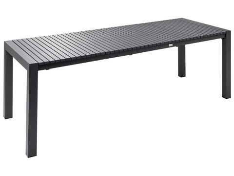 Stolik ogrodowy metalowy ø 70 cm czerwony SCARIO