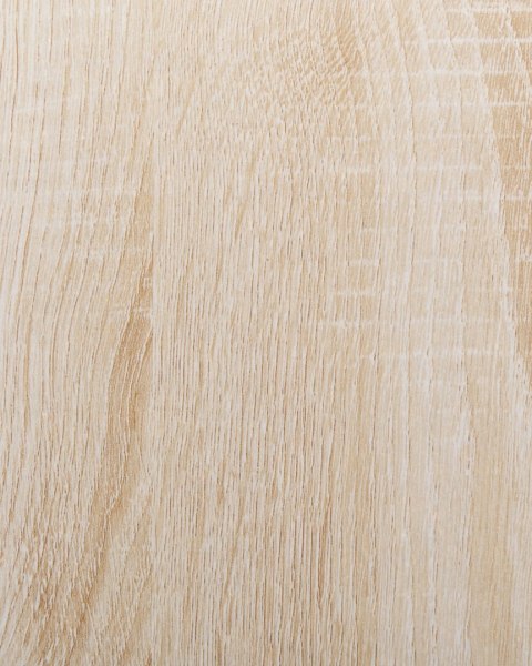 Szafka biurowa dwudrzwiowa 117 cm jasne drewno z czarnym ZEHNA
