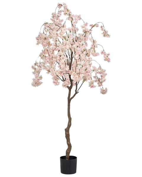 Sztuczna roślina CHERRY TREE 180 cm Różowy