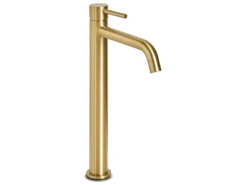 Umywalka nablatowa ceramiczna ⌀ 36 cm czarna CALIG